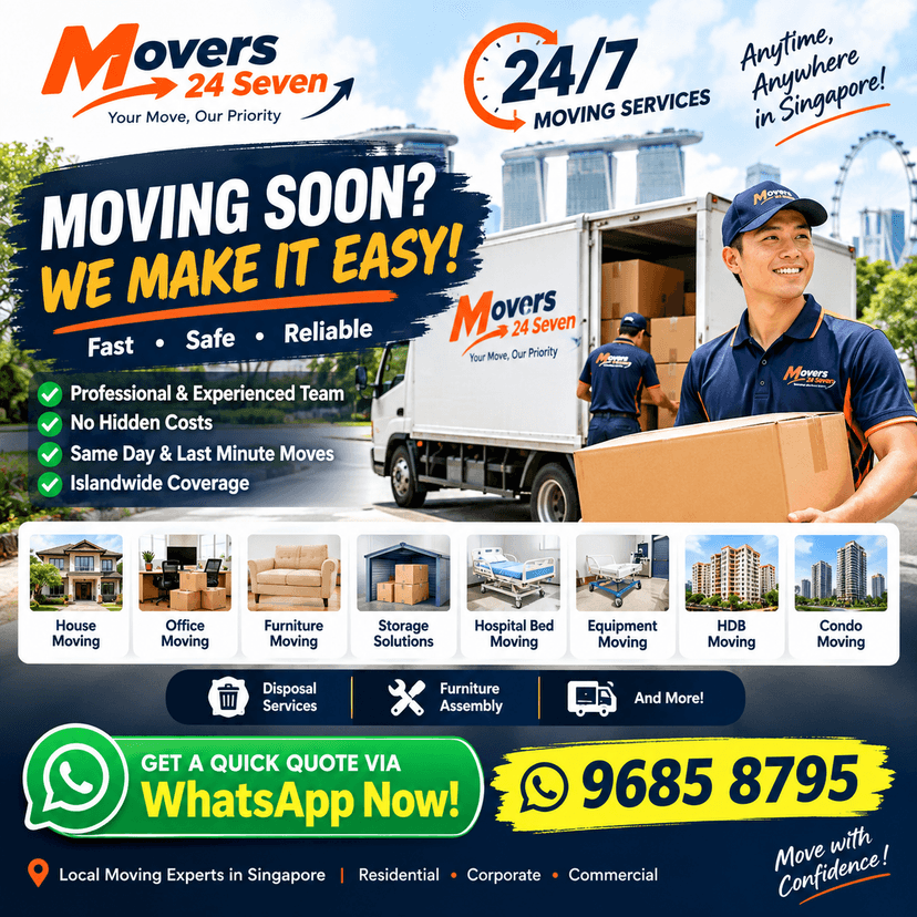 Singapore Movers work sample