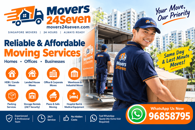 Singapore Movers work sample